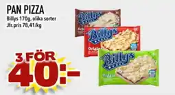 Din Mat Billys pan pizza erbjuda