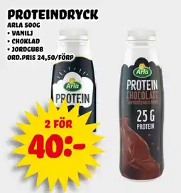 Nelins Arla proteindryck erbjuda