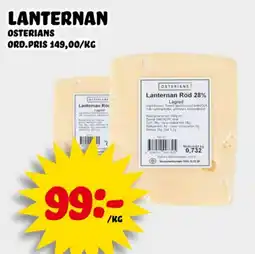 Nelins Osterians lanternan röd 28% erbjuda