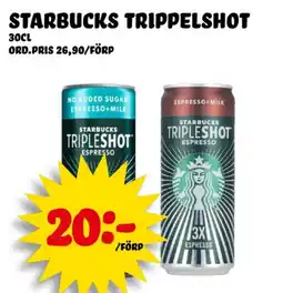 Nelins Starbucks trippelshot erbjuda