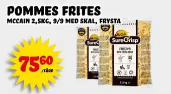 McCain pommes frites