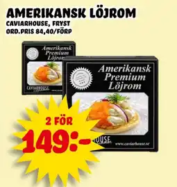 Nelins Caviarhouse Amerikansk Löjrom erbjuda