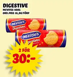 Nelins McVities Digestive erbjuda