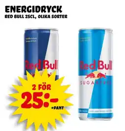 Nelins Red Bull energidryck erbjuda