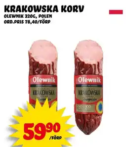 Nelins Olewnik krakowska korv erbjuda