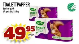Nelins Serla toalettpapper erbjuda