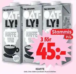 ICA Maxi Oatly iKaffe erbjuda