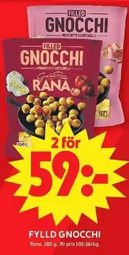 ICA Maxi Fylld gnocchi erbjuda