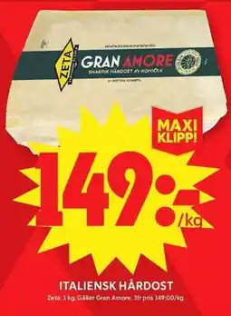 ICA Maxi Zeta Gran Amore erbjuda