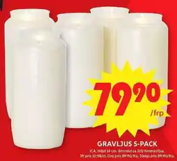 ICA Maxi ICA gravljus erbjuda