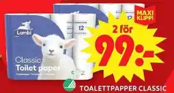 ICA Maxi Lambi toilet paper classic erbjuda
