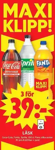 ICA Maxi Läsk erbjuda