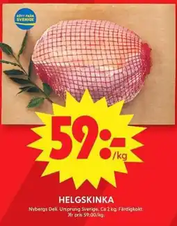 ICA Maxi Helgskinka erbjuda