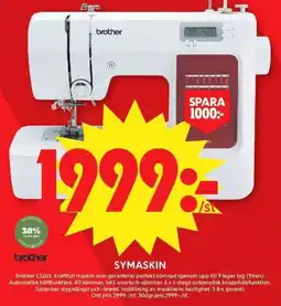 ICA Maxi Brother symaskin erbjuda