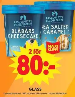 ICA Maxi Lejonet & Björnen cheesecake erbjuda