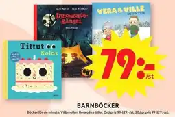 ICA Maxi Barnböcker erbjuda