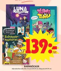 ICA Maxi Barnböcker erbjuda