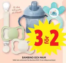 ICA Maxi Bambino och mam erbjuda