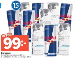 Coop Extra Red Bull energidryck erbjuda