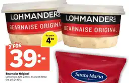 Coop Extra Lohmanders Bearnaise Original erbjuda
