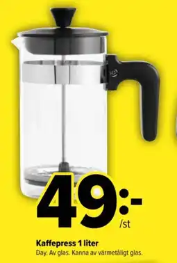 Coop Extra Day kaffepress erbjuda