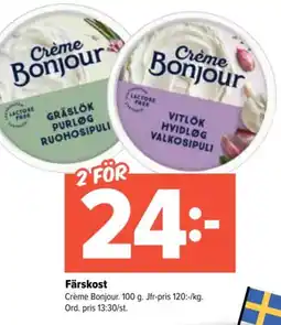 Coop Extra Crème Bonjour erbjuda