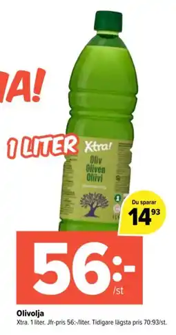 Coop Extra Xtra olivolja erbjuda
