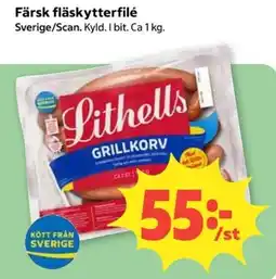 Coop Lithells grillkorv erbjuda