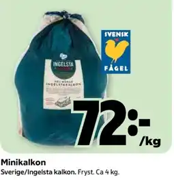 Coop Ingelsta minikalkon erbjuda