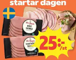 Coop Bror Jakobs rökt skinka erbjuda