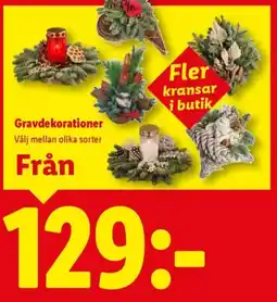 Lidl Gravdekorationskransar erbjuda