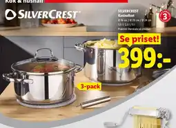 Lidl Silvercrest kastrullset erbjuda