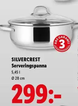Lidl Silvercrest serveringspanna erbjuda