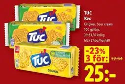 Lidl Tuc kex erbjuda