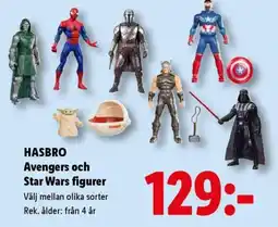 Lidl Hasbro Avengers och Star Wars figurer erbjuda