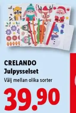 Lidl Crelando Julpysselset erbjuda