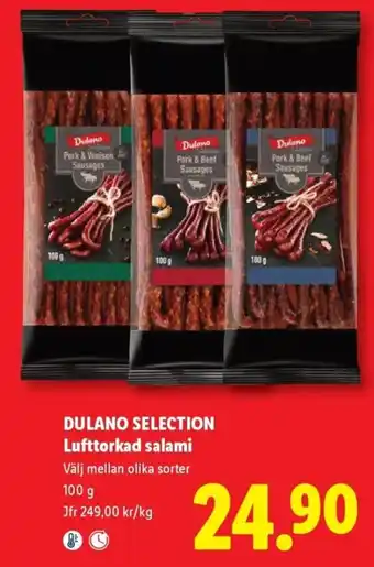 Dulano selection lufttorkad salami