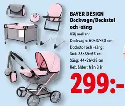 Lidl Bayer Design Dockvagn/Dockstol och -säng erbjuda