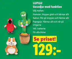Lidl Lupilu Gosedjur med funktion erbjuda