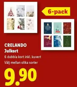 Lidl Crelando julkort erbjuda