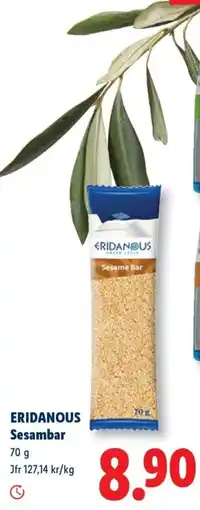Lidl Eridanous sesambar erbjuda