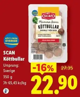 Lidl Scan Köttbullar erbjuda