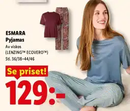 Lidl Esmara pyjamas erbjuda