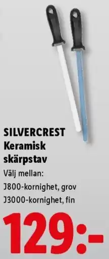 Lidl Silvercrest keramisk skärpstav erbjuda