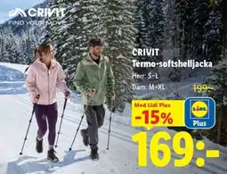 Lidl Crivit termo-softshelljacka erbjuda