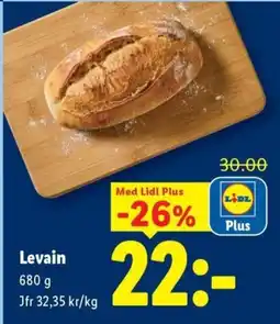 Lidl Levain erbjuda