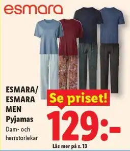 Lidl Esmara pyjamas erbjuda