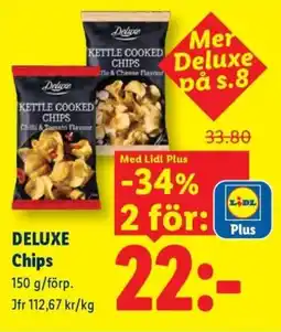 Lidl Deluxe Chips erbjuda