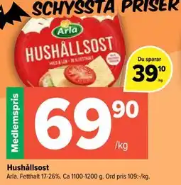 Coop Extra Hushållsost, Medlemspris erbjuda
