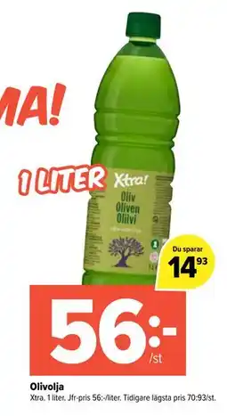Coop Extra Olivolja erbjuda